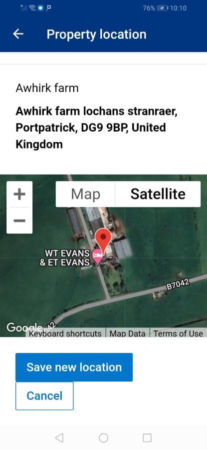 Awhirk Farm Bed and Breakfast Portpatrick Buitenkant foto